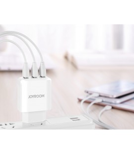 Joyroom HKL-USB30 Travel Charger with 3 USB Ports