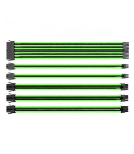 Thermaltake TtMod Sleeved Cable Black&Green 300mm combo pack